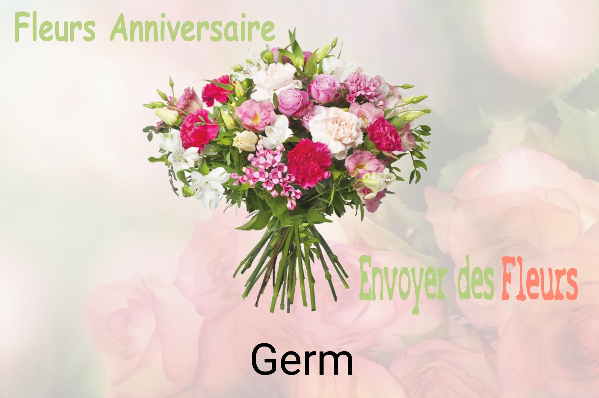 Bouquet de fleurs d’anniversaire livré à Germ