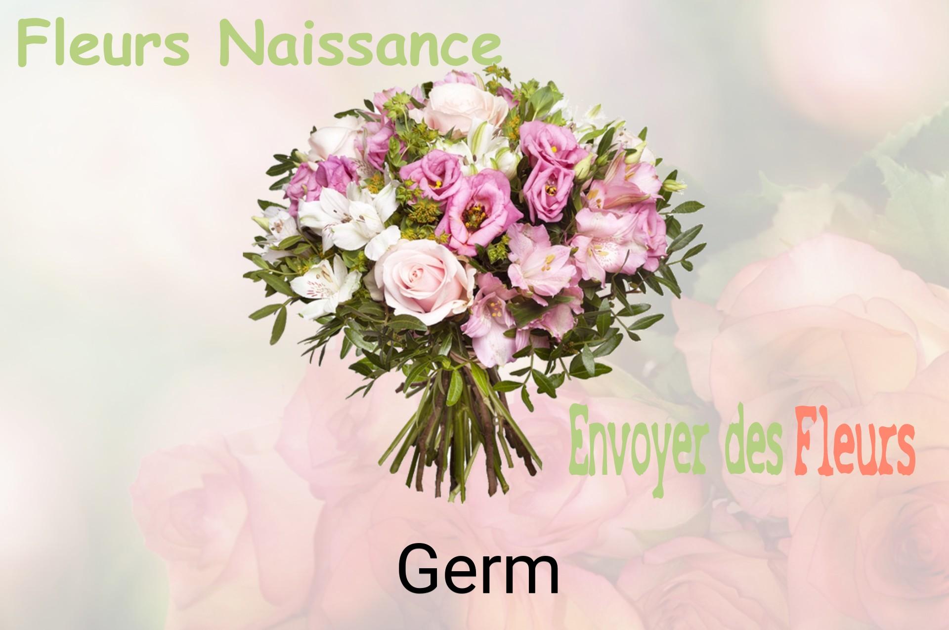 Bouquet de fleurs de naissance livré à Germ